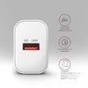AXAGON ACU-QC18W sieninis įkroviklis 1x QC3.0/AFC/FCP/SMART, 18W, baltas