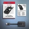 AXAGON USB-A 10Gbps – M.2 NVMe ir SATA SSD adapteriai | ADM2-AM
