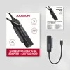 AXAGON USB-C 5Gbps – SATA 6G, 2,5" SSD / HDD SLIM adapteris | ADSA-FP2C
