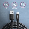 AXAGON duomenų ir įkrovimo laidas, 2 m | BUMM-AM20AB | A tipo USB iki mikro USB tipo