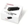 AXAGON CLR-M2XT pasyvus - M.2 SSD, 80 mm SSD, ALU korpusas, silikoninės šiluminės pagalvėlės, aukštis 20 mm