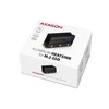 Axagon Pasyvus aliuminio radiatorius vienpusiams ir dvipusiams M.2 SSD diskams, dydis 2280, aukštis 36 mm.