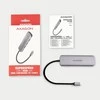 Axagon Multiport USB 3.2 Gen 1 šakotuvas. HDMI, kortelių skaitytuvas ir maitinimo tiekimas. 20 cm USB-C laidas.