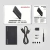 AXAGON USB-C 10Gbps RIBBED Box | EE25-GTR