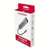 Axagon kelių prievadų USB 3.2 Gen 1 šakotuvas. HDMI, kortelių skaitytuvas ir trys USB-A išėjimai. USB-C laidas 20 cm.