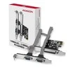 AXAGON PCI-Express kortelė su viena lygiagrečia ir dviem nuosekliosiomis jungtys 250 kbps | PCEA-PSN