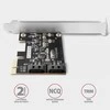 Axagon Dviejų kanalų SATA III PCI-Express valdiklis su dviem vidiniais SATA prievado išėjimais. Standartinis ir žemas profilis.
