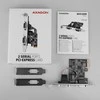 AXAGON PCI-Express kortele su dviem 250 kbps serijos jungtys | PCEA-S2N