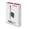 AXAGON Gigabit Ethernet PCI-Express tinklo plokštė su patikrinta Realtek mikroschemų rinkinio versija | PCEE-GRF