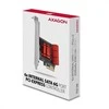 Axagon Šešių kanalų SATA III PCI-Express valdiklis su šešiais vidiniais SATA jungtys. Standartinis ir žemas profilis.