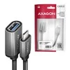 AXAGON RUCM-AFAC USB 3.2 Gen 1 Type-C Male > Type-A Female, kabelio adapteris 0,2m, 3A, ALU
