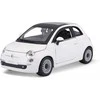 Vaikiškas automobilis Bburago Fiat 500, baltas