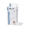 Beline Laidinis įkroviklis 1x USB-C 20W + kabelis lightning baltos spalvos PD3.0 BLNCW20L