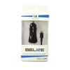 Beline ad. sam. 1xUSB + lightning 1A juoda/juodas iPhone 5/6/7/8/X
