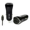 Beline ad. sam. 1xUSB + microUSB 1A juoda/juodas