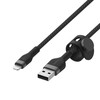 Belkin CAA010bt3MBK BoostCharge USB-A į Lightning silikoninis 3.0m, juodas