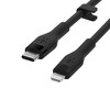Belkin Flex Lightning/USB-C 15W 3m, mfi, 15W, juoda CAA009bt3MBK