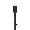 Belkin Flex Lightning/USB-C 15W 3m, mfi, 15W, juoda CAA009bt3MBK