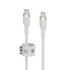Belkin CAB011bt2MWH BOOST CHARGE™ USB-C į USB-C 2.0 silikonu pintas 2 m Balta