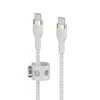 Belkin CAB011bt2MWH BOOST CHARGE™ USB-C į USB-C 2.0 silikonu pintas 2 m Balta