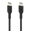 BELKIN BRAIDED USB-C TO USB-C CABLE,1M, Juodas