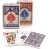 Bicycle Rider Standard Pokerio Kortos Auksiniu Apvadu (Raudonos)