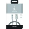 USB kabelis BlueLounge USB-A - USB-C 1 m Sidabrinis (613362)