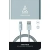 USB kabelis BlueLounge USB-A - USB-C 1 m Sidabrinis (613362)