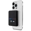 BMW Powerbank indukcinis BMPBMS5K22PGVK 15W 5000mAh + kabelis juodos spalvos M Collection MagSafe