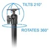 Brodit Aukšto atsparumo 132 mm adapteris reguliuojamas 360 °