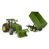 „Bruder“ – „John Deere 7R 350“ su priekiniu krautuvu ir apverčiamuoju priekaba (03155)