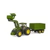 „Bruder“ – „John Deere 7R 350“ su priekiniu krautuvu ir apverčiamuoju priekaba (03155)