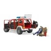 BRUDER 1:16 Jeep Wrangler gaisrinės automobilis su ugniagesiu, 02528