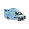 BRUDER MB Sprinter gyvūnų vežėjas su arkliu, 02674
