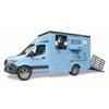 BRUDER MB Sprinter gyvūnų vežėjas su arkliu, 02674