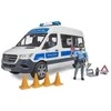 Bruder Mercedes-Benz policijos sprinter rinkinys su figūra ir šviesos/garso moduliu