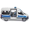 Bruder Rinkinys „Mercedes-Benz Sprinter“ policijos rinkinys su figūrėle ir šviesos/garso moduliu