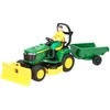 BRUDER traktorius John Deere Lawn su priekaba ir sodininku, 62104