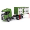 Bruder - Scania Super 560R Galvijų pervežimo sunkvežimis su 1 galviju (03548)