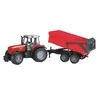 Bruder - Massey Ferguson 7480 su apverčiama priekaba (02045)