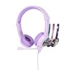 Buddyphones Ausinės žaidimams vaikams 3+, 85dB Galaxy violetinė