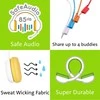 Laidinės ausinės vaikams BuddyPhones School+ rožinės spalvos
