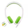 Buddyphones Ausinės vaikams 3+ 85dB su mikrofonu School+, žalia