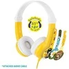 Buddyphones Prijunkite geltonas ausines