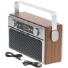 Radijas su Bluetooth Camry CR-1183, Rudos spalvos