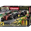 Automobilių Lenktynių Rinkinys - Carrera 1:43 Go Race To Victory (trasos, 2 automobiliai, valdikliai, maitinimo šaltinis)