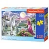 Castorland Dėlionė 120 vnt. - Princesė ir jos vienaragiai