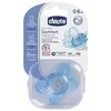 CHICCO Ortodontinis žindukas PHYSIO COMFORT su sterilizavimo dėklu, 0-6M, Iš "Mum effect" silikono