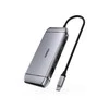 Choetech 9in1 multifunctional USB Type C HUB – 3x USB 3.2 Gen 1 / SD and TF memory card reader / HDMI 4K 30Hz / VGA Full HD 60Hz / USB Type C / RJ45 pilka (HUB-M15 pilka)