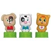 Clementoni kaladėlės Soft Clemmy su knygute "Sweet Animals"